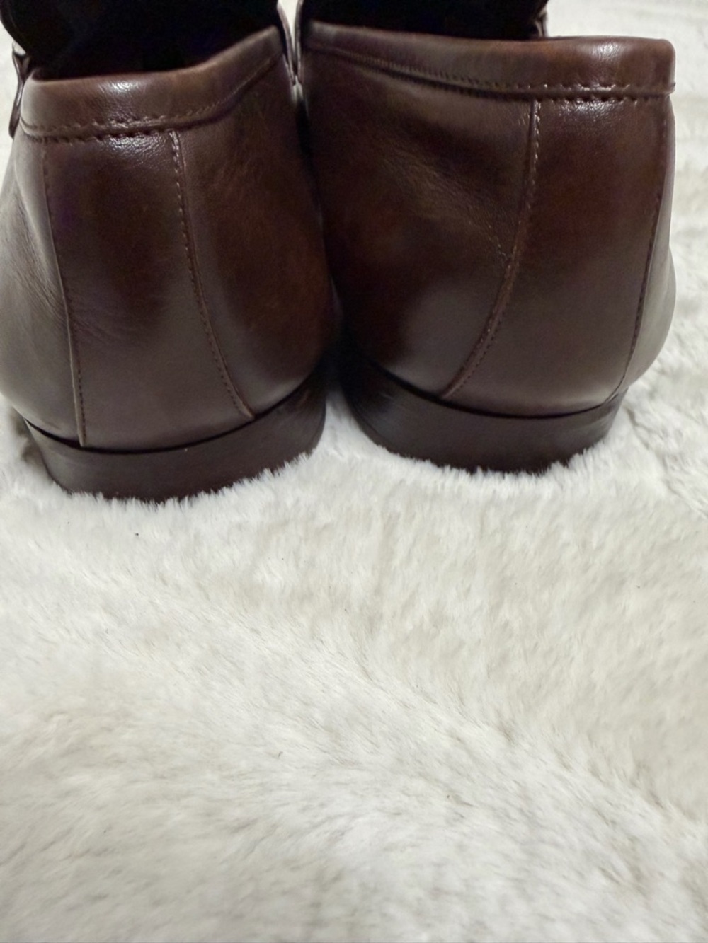 Like NEW! $950 Salvatore Ferragamo Gancini Bit Brown Dress Loafers 11.5 12.5 - Picture 7 of 12